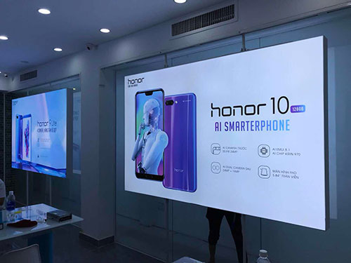 hộp đèn quảng cáo điện thoại honor