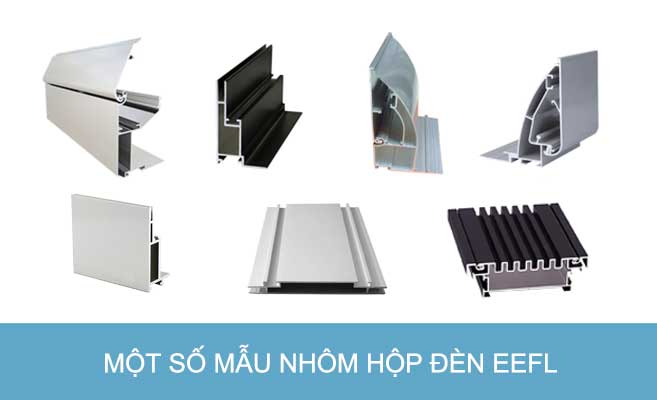 nhôm định hình làm hộp đèn eefl