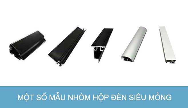nhôm định hình làm hộp đèn siêu mỏng