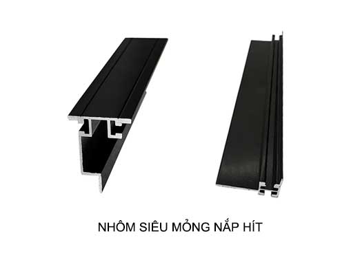nhôm siêu mỏng nắp hít