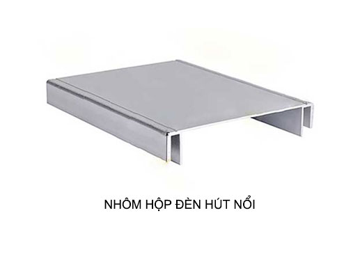 nhôm làm hộp đèn mica hút nổi