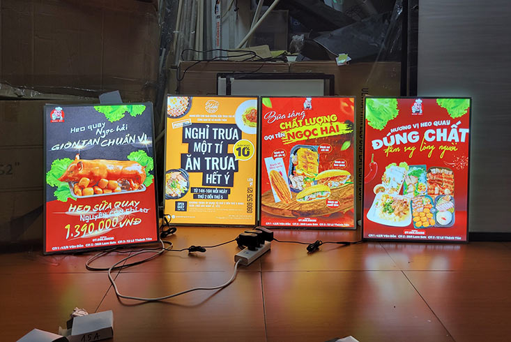 khung tranh điện siêu mỏng A2 treo tường