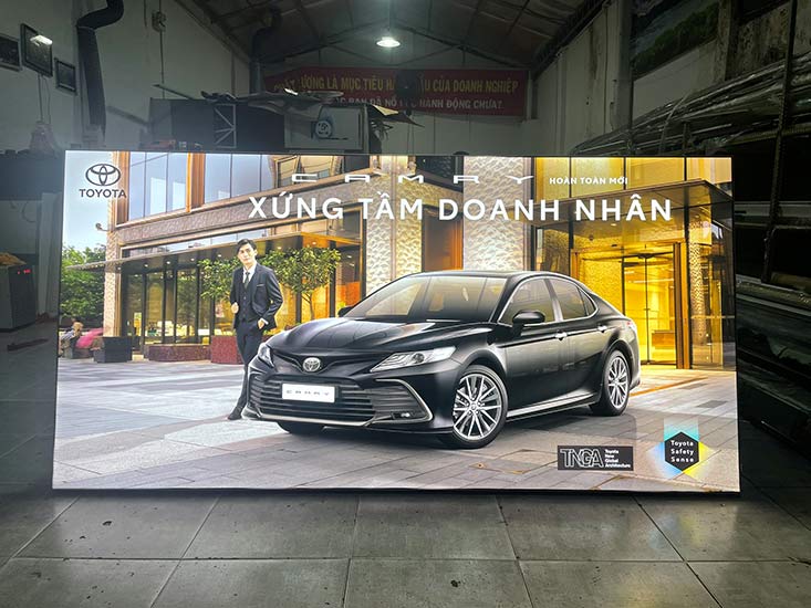 hộp đèn không viền nhét ron