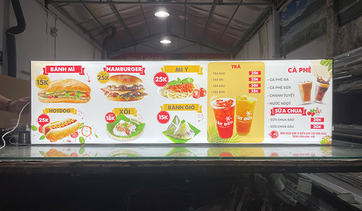 hộp đèn không viền siêu mỏng