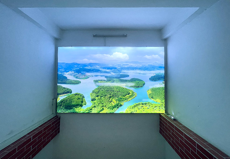hộp đèn không viền nhét ron siêu mỏng