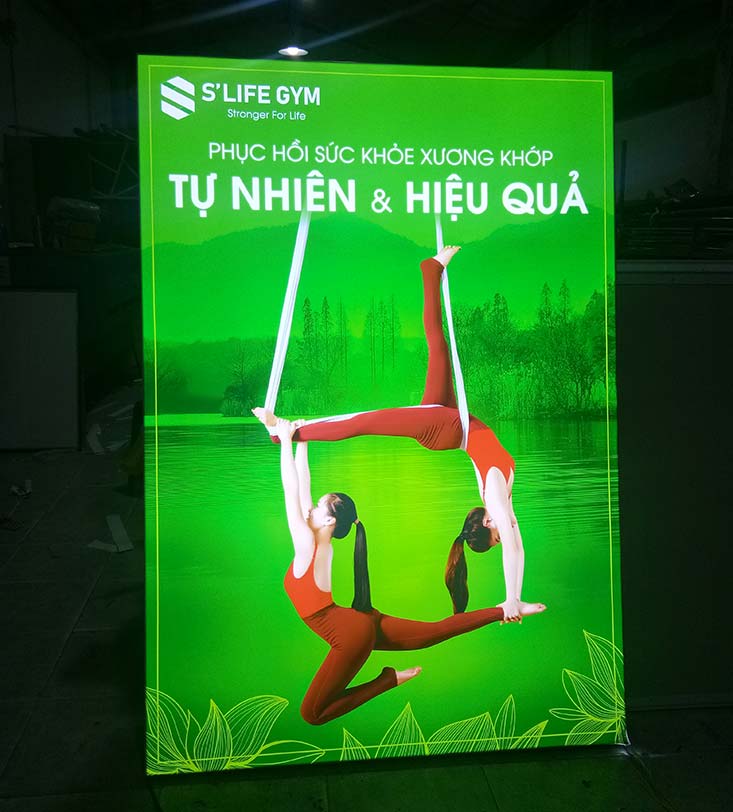 hộp đèn không viền