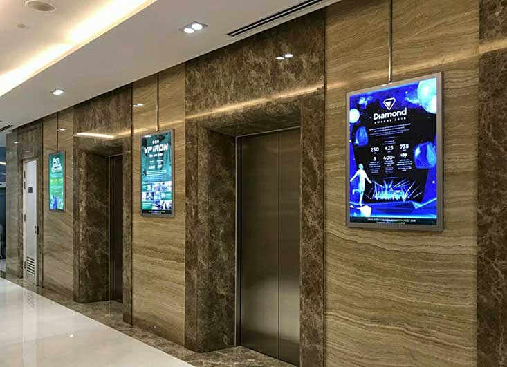 hộp đèn nắp hít siêu mỏng