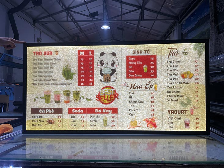 hộp đèn quảng cáo hot nhất 2023