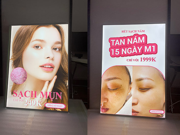 hộp đèn quảng cáo hot nhất 2023