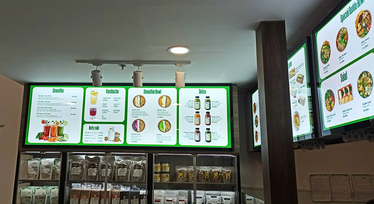 hộp đèn nắp hít màu đen