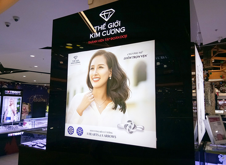 hộp đèn không viền