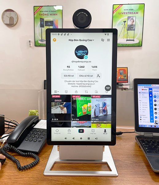 màn hình livestream bán hàng