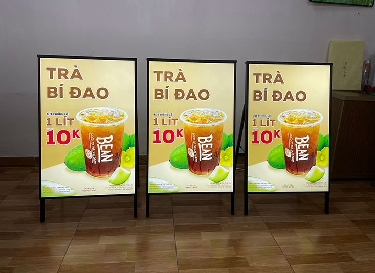 khung tranh điện chân đứng chữ A