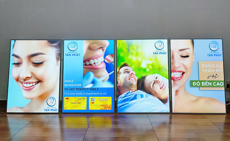 Tranh điện tranh rút A1 treo tường là tranh trang trí trong nha khoa