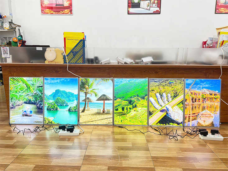 Tranh điện tranh rút A2 treo tường